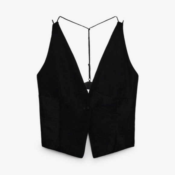 Zara Tops - Zara Combination Velvet Vest